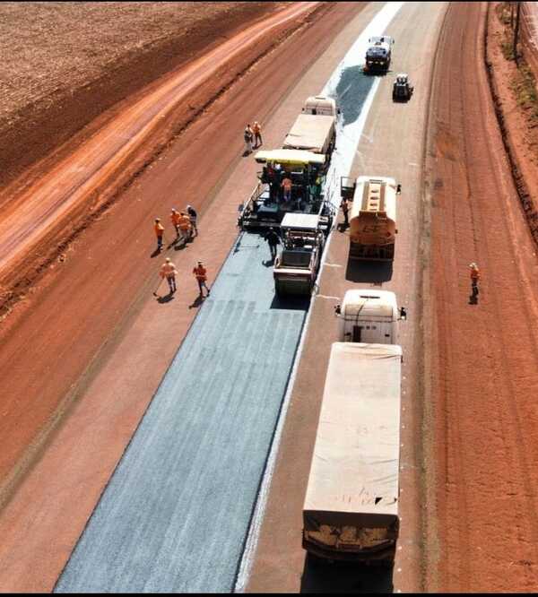 Ruta Puerto Indio – Mbaracayú, avanza con mucha satisfacción para autoridades locales