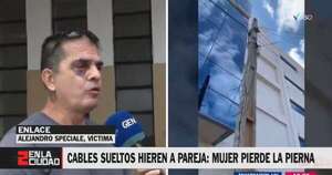 Diario HOY | Otra víctima de cables sueltos: mujer perdió la pierna tras sufrir accidente