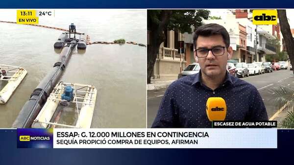 Intensa sequía afecta provisión de agua potable: esto dicen los entes reguladores - ABC Noticias - ABC Color