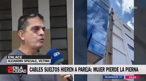 Pareja avei fue víctima de cables sueltos en Asunción