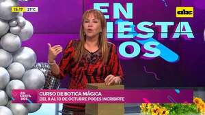 Curso de decoración de Botica Mágica: del 8 al 10 de octubre  - Ensiestados - ABC Color