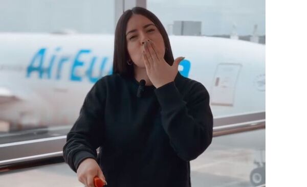 [VIDEO] La ex “Kchorrita” ya voló a Madrid para cantar en el festival de la Hispanidad