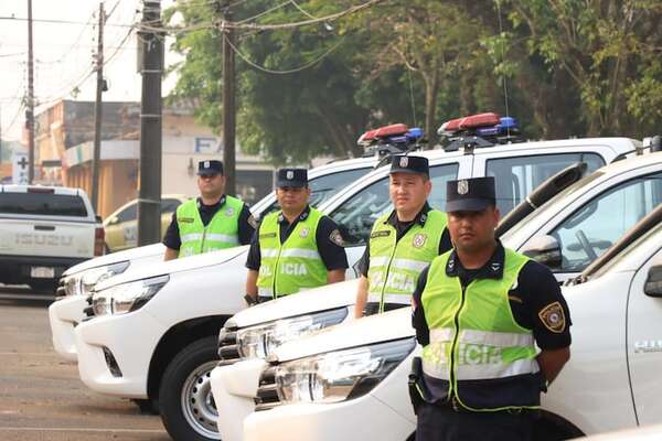 Nuevas patrulleras para la Policia Nacional de Caazapá - Nacionales - ABC Color