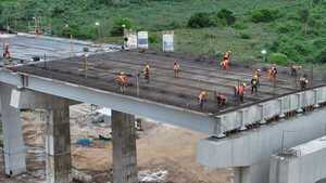 Obras del Puente de la Bioceánica experimentan óptimo progreso, según el MOPC - .::Agencia IP::.
