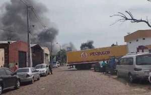 Capiatá: incendio en planta de Pechugón - Nacionales - ABC Color