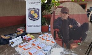 Joven de Caaguazú llegó con 46 kilos de marihuana entre harina a CDE