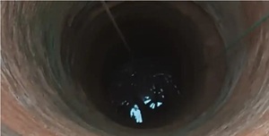 Hombre cae a pozo de 20 metros mientras extraía agua en Concepción