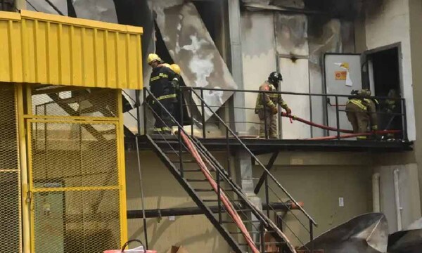 Empresa afectada por incendio asegura que ningún trabajador resultó herido – Prensa 5