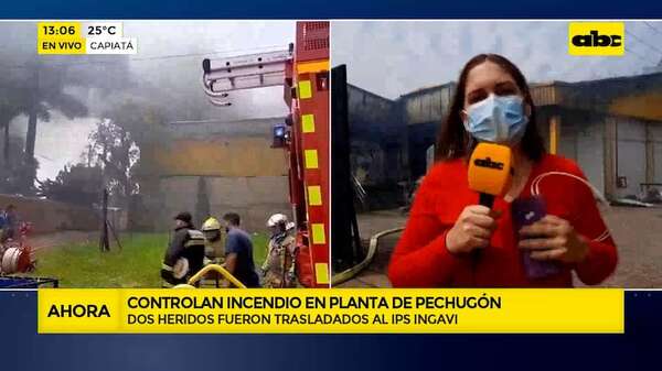 Video: controlan incendio en planta de Pechugón de Capiatá - ABC Noticias - ABC Color