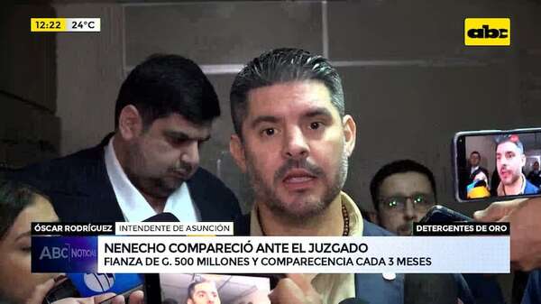 Video: Nenecho compareció ante el Juzgado y niega gasto para Cumbre Verde - ABC Noticias - ABC Color
