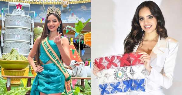 La Nación / Miss Grand International 2024: Sharon Capó ya deslumbra en Camboya