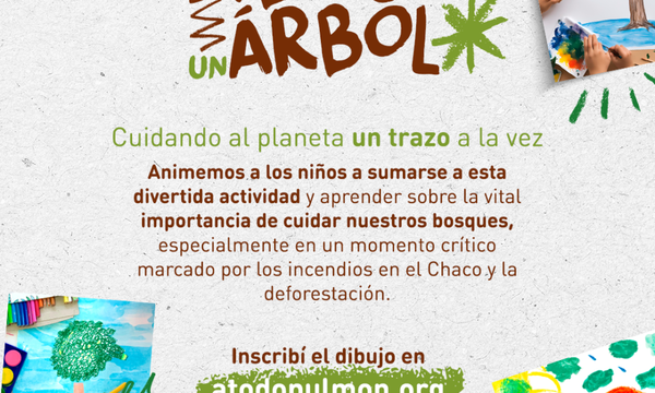 Sudameris y A Todo Pulmón ponen en marcha el concurso “Dibujá un Árbol”