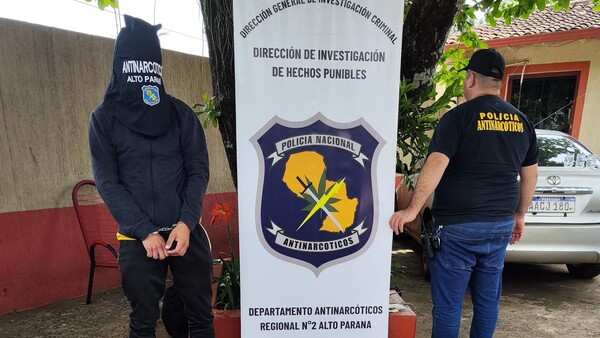 CDE: Cae sospechoso de transportar casi 50 kilos de marihuana en envases de harina