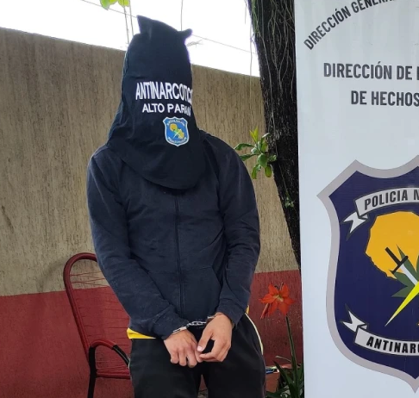 Detienen a joven por transportar marihuana en envases de harina