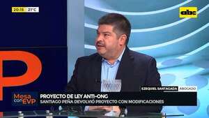 Ley anti-ONG: “no tiene sustento jurídico y tiene una única función persecutoria”, dice abogado - Mesa de Periodistas - ABC Color