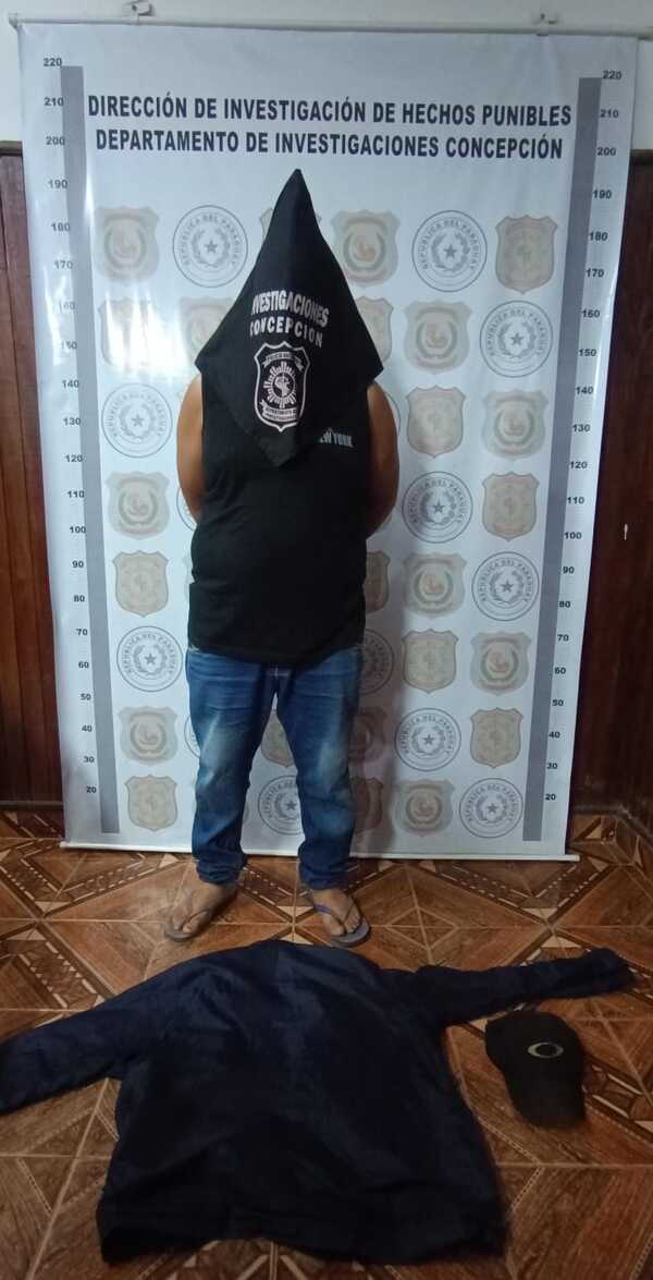 Aprehenden a hombre y recuperan motocicleta robada en Concepción