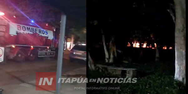 VIVIENDA SE REDUCE A CENIZAS TRAS INCENDIO EN ENCARNACIÓN - Itapúa Noticias
