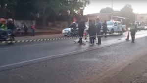 Joven motociclista muere en Luque y Fiscalía tarda más de dos horas para levantar su cuerpo