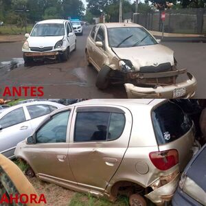 MUJER DENUNCIA QUE DENTRO DEL CORRALÓN CARNEARON SU VEHÍCULO