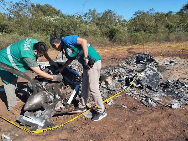 Caazapá: segundo accidente aéreo en menos de seis meses - Nacionales - ABC Color