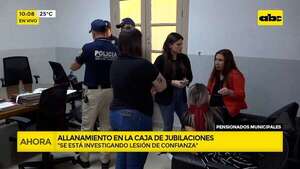 Presunta lesión de confianza: fiscal allana caja de jubilados municipales - ABC Noticias - ABC Color