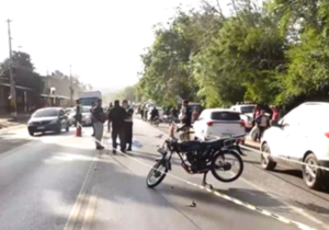 Joven motociclista fallece tras accidente en Luque