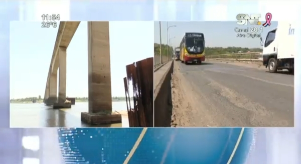Puente Remanso se cae a pedazos - SNT
