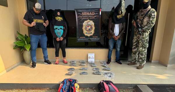 La Nación / Detienen a una pareja que trasportaba una carga de marihuana de alta potencia