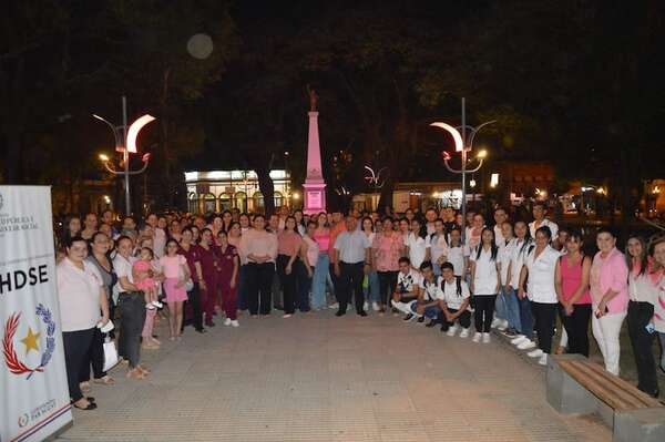Inician campaña Octubre Rosa 2024 en Santaní, donde no existe mamógrafo - Nacionales - ABC Color