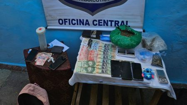 Tres detenidos por venta y delivery de drogas al menudeo en Asunción