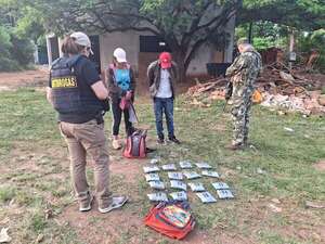 Saltos del Guairá: Senad detiene a brasileño y paraguaya con paquetes de marihuana “Skunk” - Policiales - ABC Color