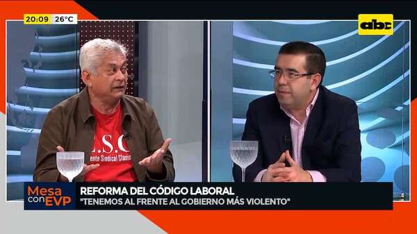 Reforma Laboral: “no tenemos que tener miedo de mirar a futuro, de actualizar”, según viceministro - Mesa de Periodistas - ABC Color