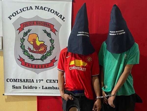 Detienen a dos sospechosos por hurto agravado en Villa Elisa - Policiales - ABC Color