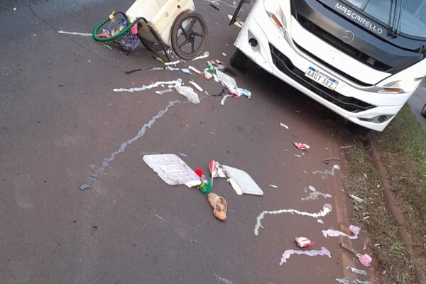 Atropellan a heladero sobre la ruta Py 07
