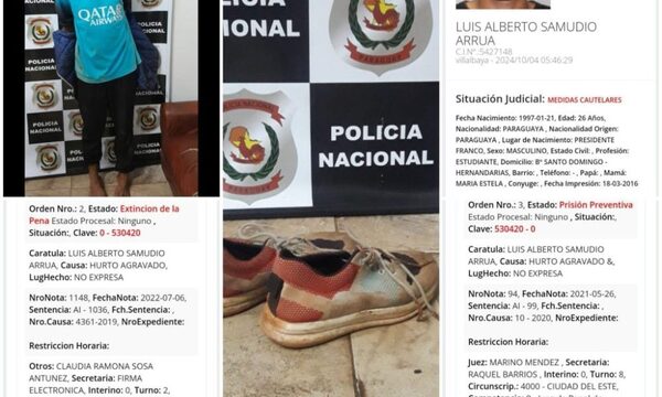 Detienen a ratero que ingresó para robar en un local del centro de CDE – Diario TNPRESS
