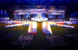 Inauguración brillante de los IV Juegos Latinoamericanos de Olimpiadas Especiales