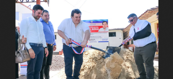 Dan palada inicial para la construcción de la sala de terapia intensiva neonatal en Guairá - ADN Digital