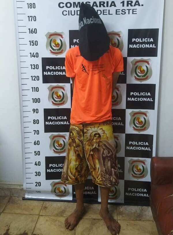 Otra vez Zinadin Zidan: esta vez fue detenido tras intentar robar en un depósito de Ciudad del Este - ABC en el Este - ABC Color