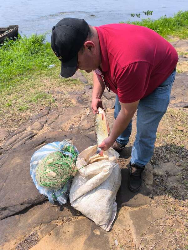 Ayolas: Incautan peces sin medida y elementos de pesca de utilización prohibida - Nacionales - ABC Color