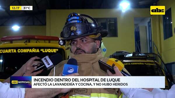 Video: Incendio dentro del hospital General de Luque - ABC Noticias - ABC Color