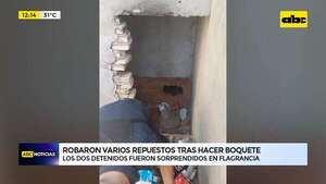 Villa Elisa: robaron varios repuestos tras hacer boquete - ABC Noticias - ABC Color