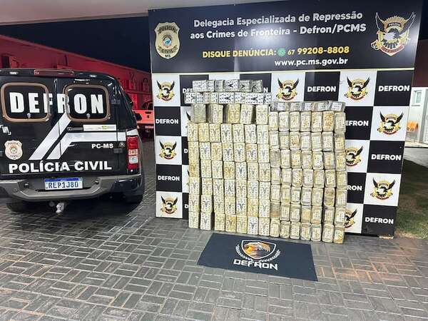 Incautan carga de media tonelada de cocaína en Ponta Porã durante Operación Protector - Policiales - ABC Color