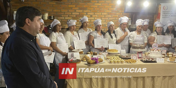 CON ÉXITO CULMINÓ EL CURSO DE PASTELERÍA EN CARMEN DEL PARANÁ - Itapúa Noticias