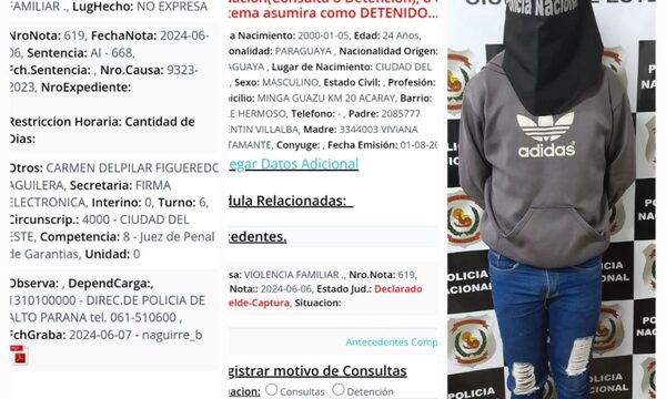 Detienen a requerido por la justicia