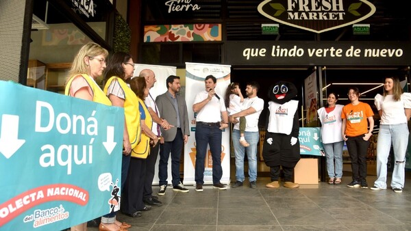 Con la Colecta Nacional de Alimentos invitan al público a sumarse con su aporte solidario
