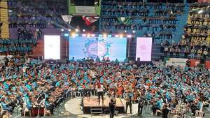 Mega concierto “Suena Caaguazú”, emociona con más de 1.300 músicos de Sonidos de la tierra - Nacionales - ABC Color