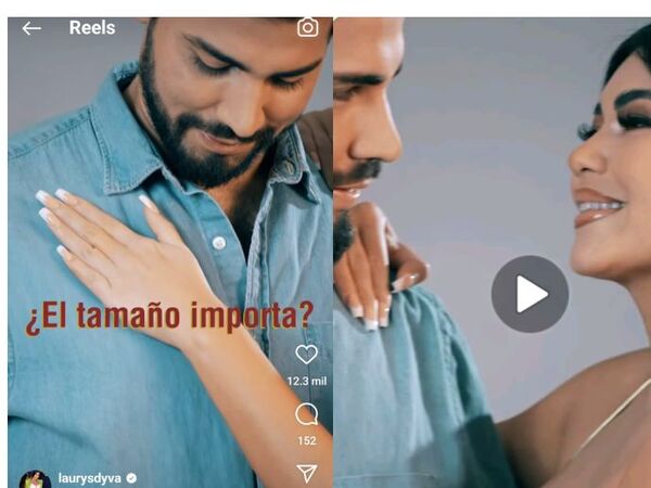 (VIDEO) ¿Y ese churro? ¡Laurys Diva aparece bien acompañada y hablando del tamaño!
