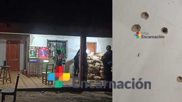 Atacan a balazos una vivienda en Caronay