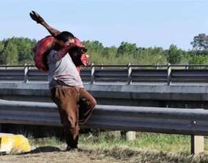 Video: transganado volcó y vecinos aprovecharon para faenar las vacas en Argentina - Mundo - ABC Color