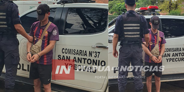POLICÍA DETIENE A SUJETO CON DOS ÓRDENES DE CAPTURA EN ENCARNACIÓN - Itapúa Noticias